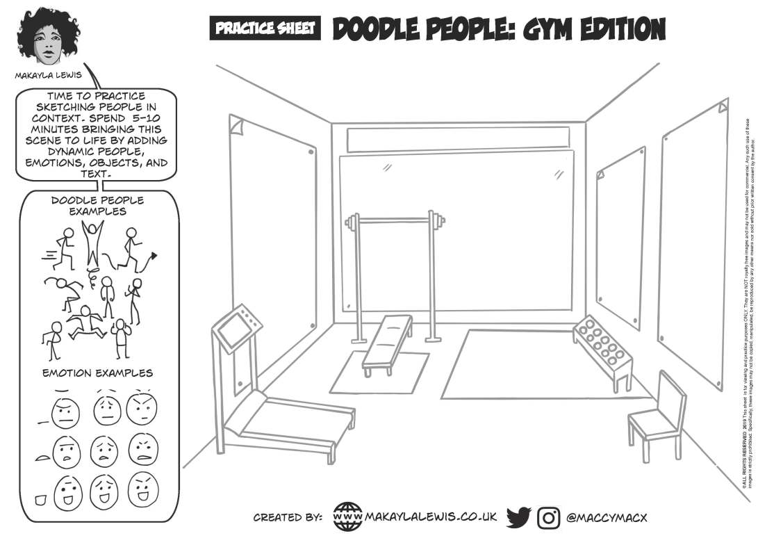 sketchnote-people-gym-practicesheet